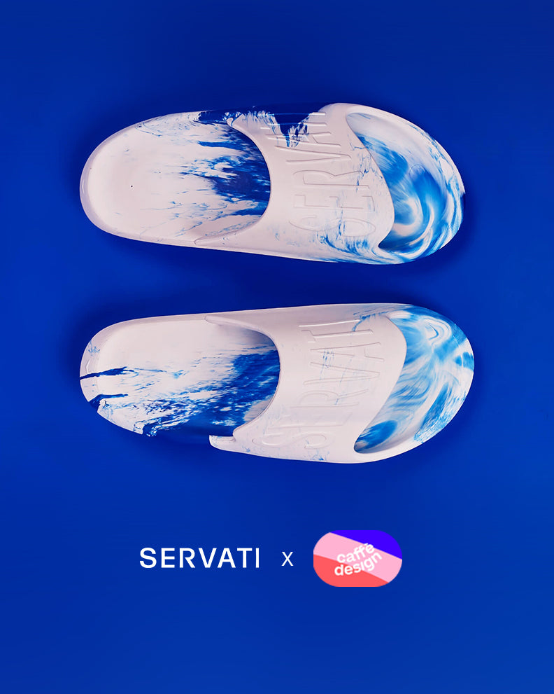 SLIDES FUN VARIEGATE x CAFFE DESIGN