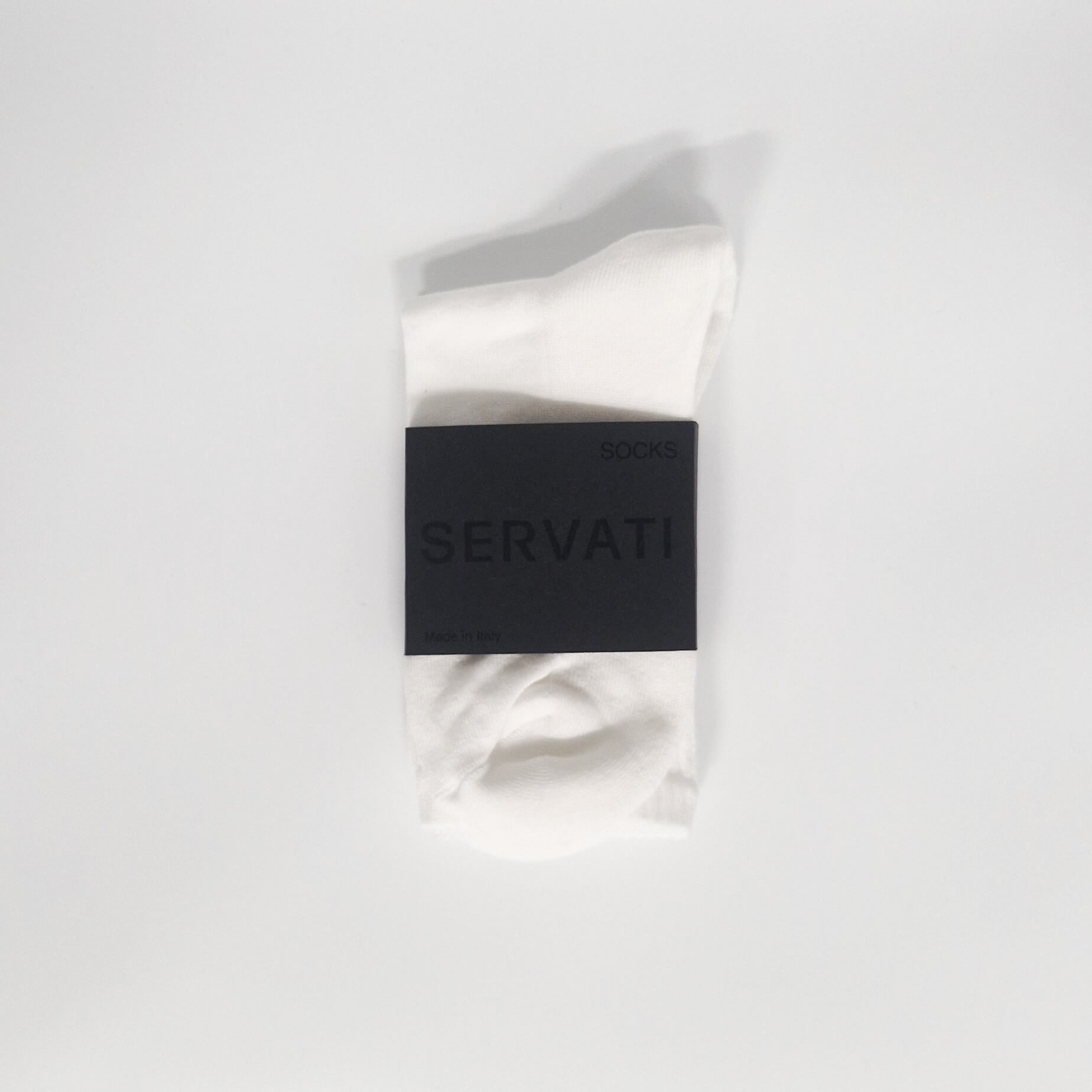 SERVATI ELEVATE SOCKS BLACK/WHITE 2XPACK